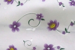 厚磨砂台布-紫花